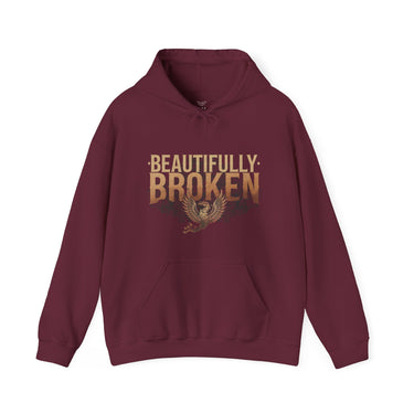 Jelly Beautifully Broken Double Sided Hoodie - Adult Unisex - Sunlit Funlit Country Music Tees